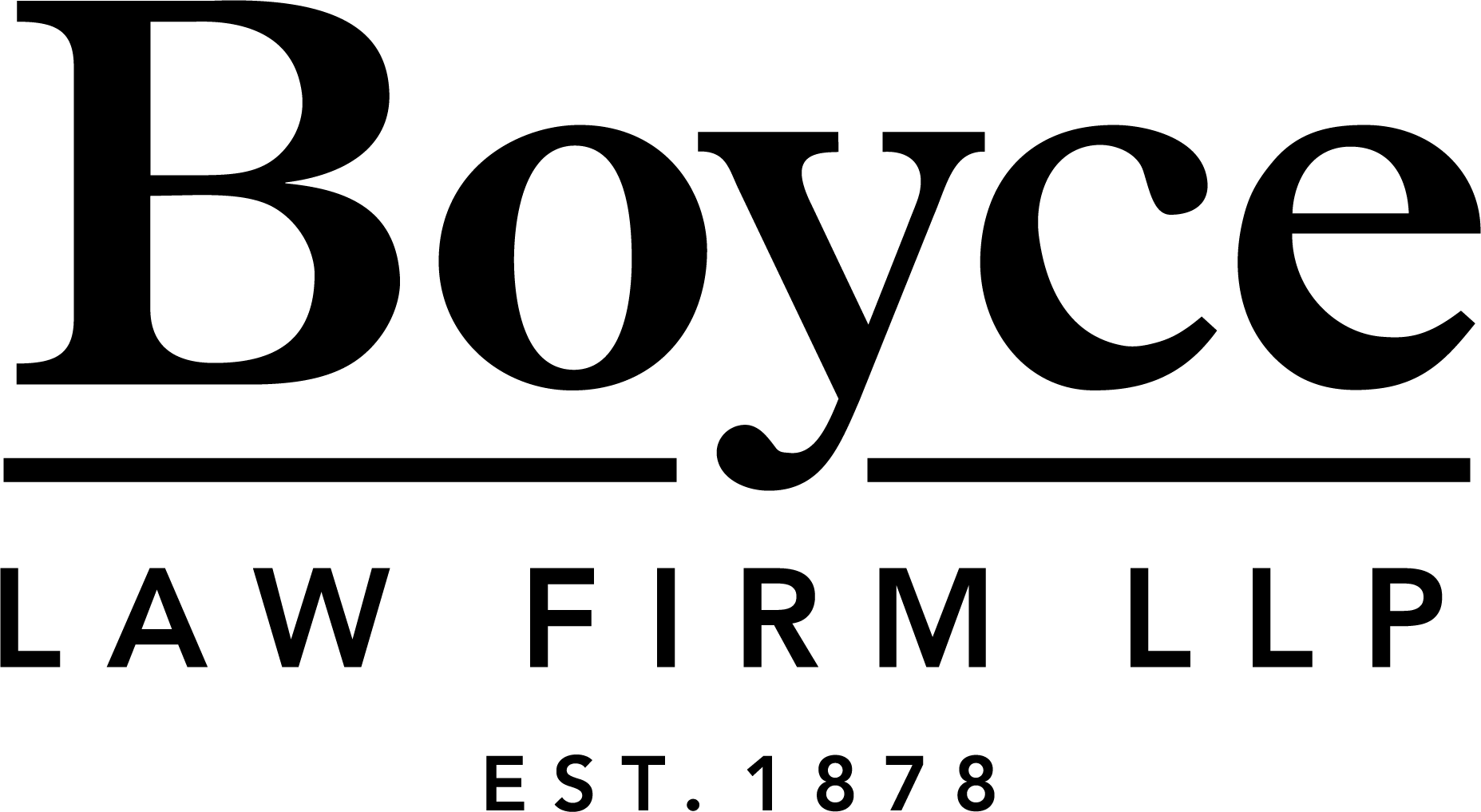 boyce law firm logo black