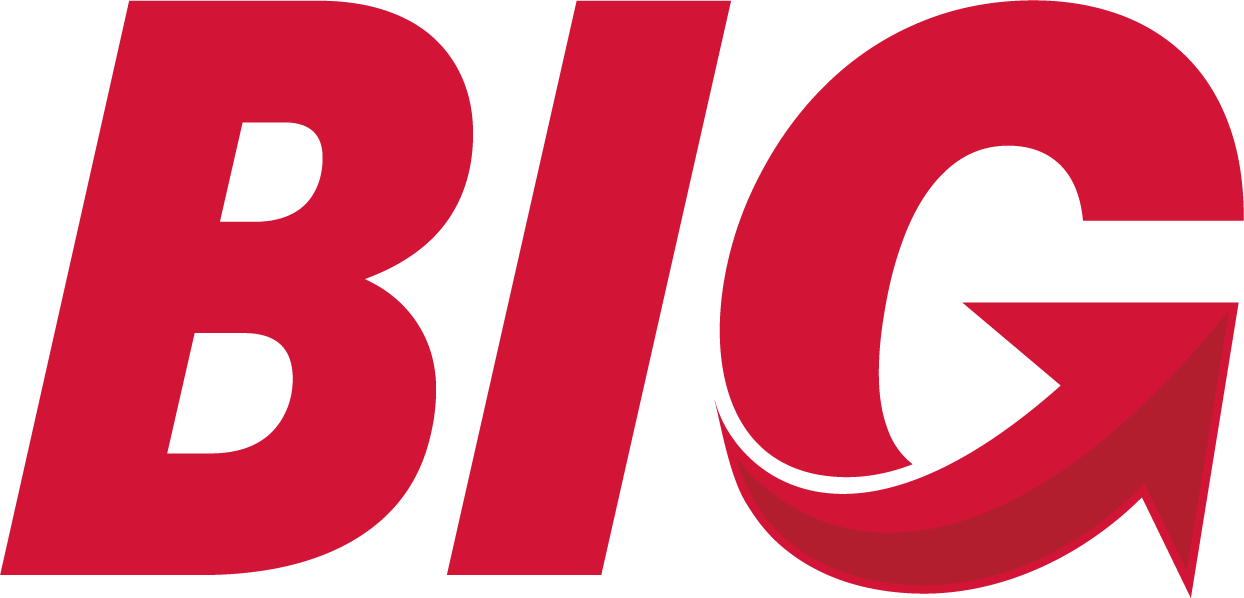 the word "BIG" in red with an arrow